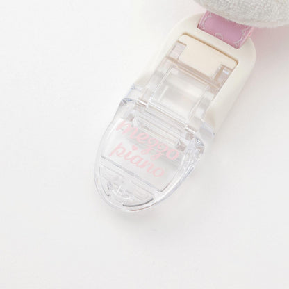 【メゾピアノママ】帶兔子玩偶的毛毯夾