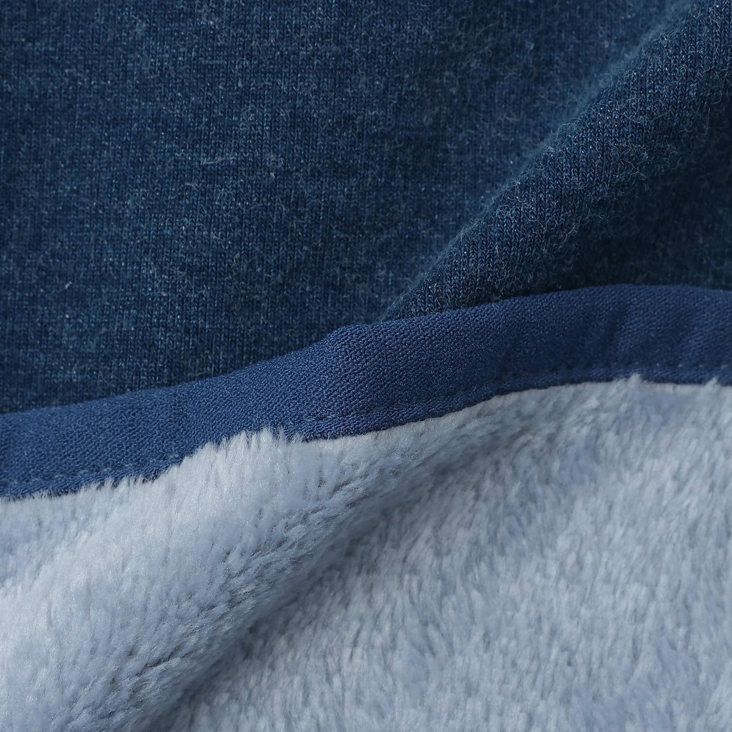 三穿連帽針織牛仔夾克