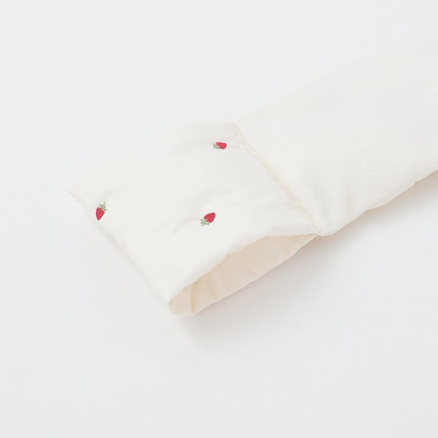 拼色刺繡加棉圍巾