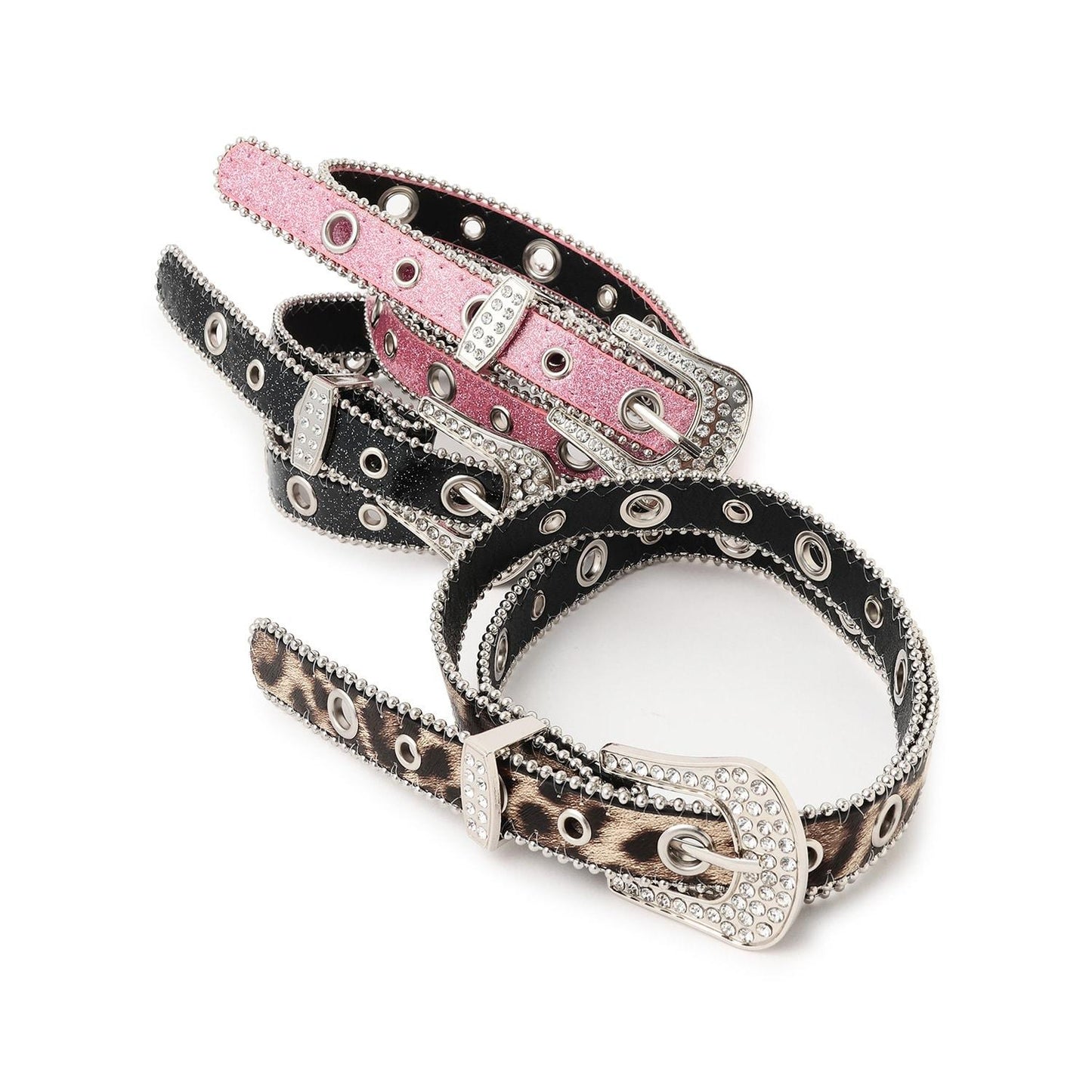 混色少女風腰帶