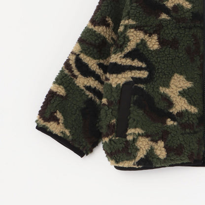 迷彩印花羊羔絨夾克