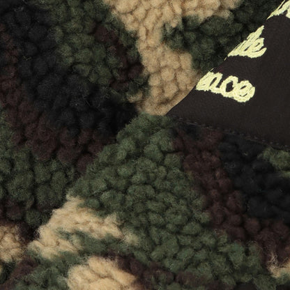 迷彩印花羊羔絨夾克