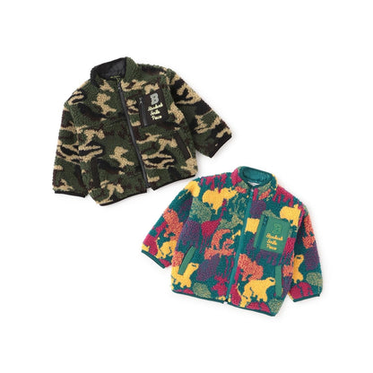 迷彩印花羊羔絨夾克