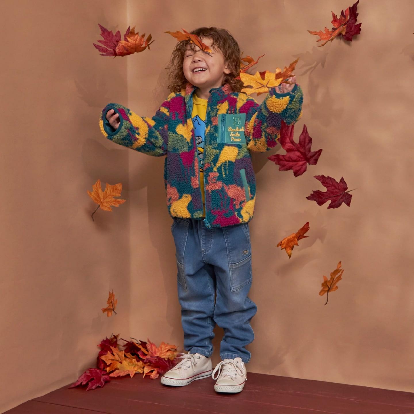 迷彩印花羊羔絨夾克