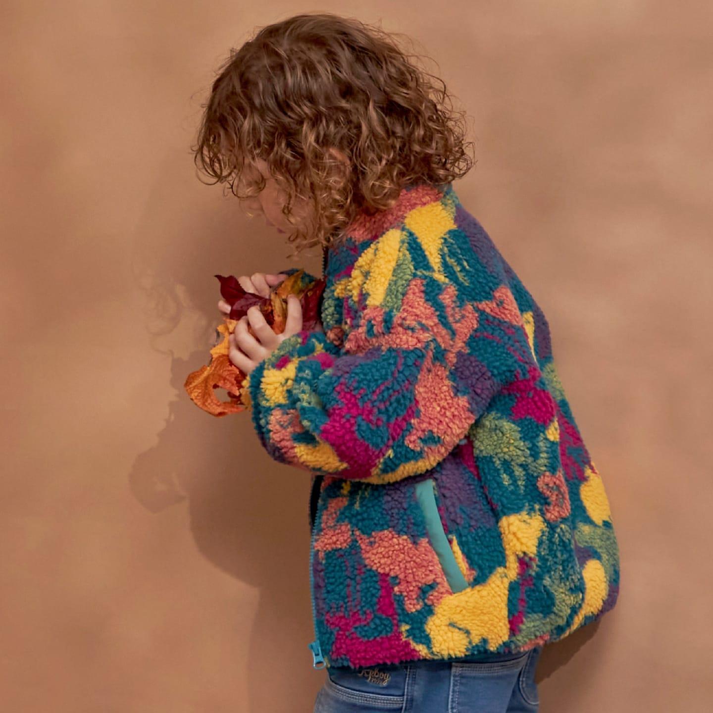 迷彩印花羊羔絨夾克