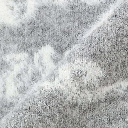 【130cm可選】Logo提花針織套頭衫