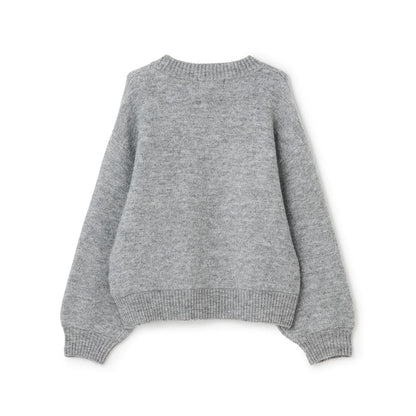 【130cm可選】Logo提花針織套頭衫