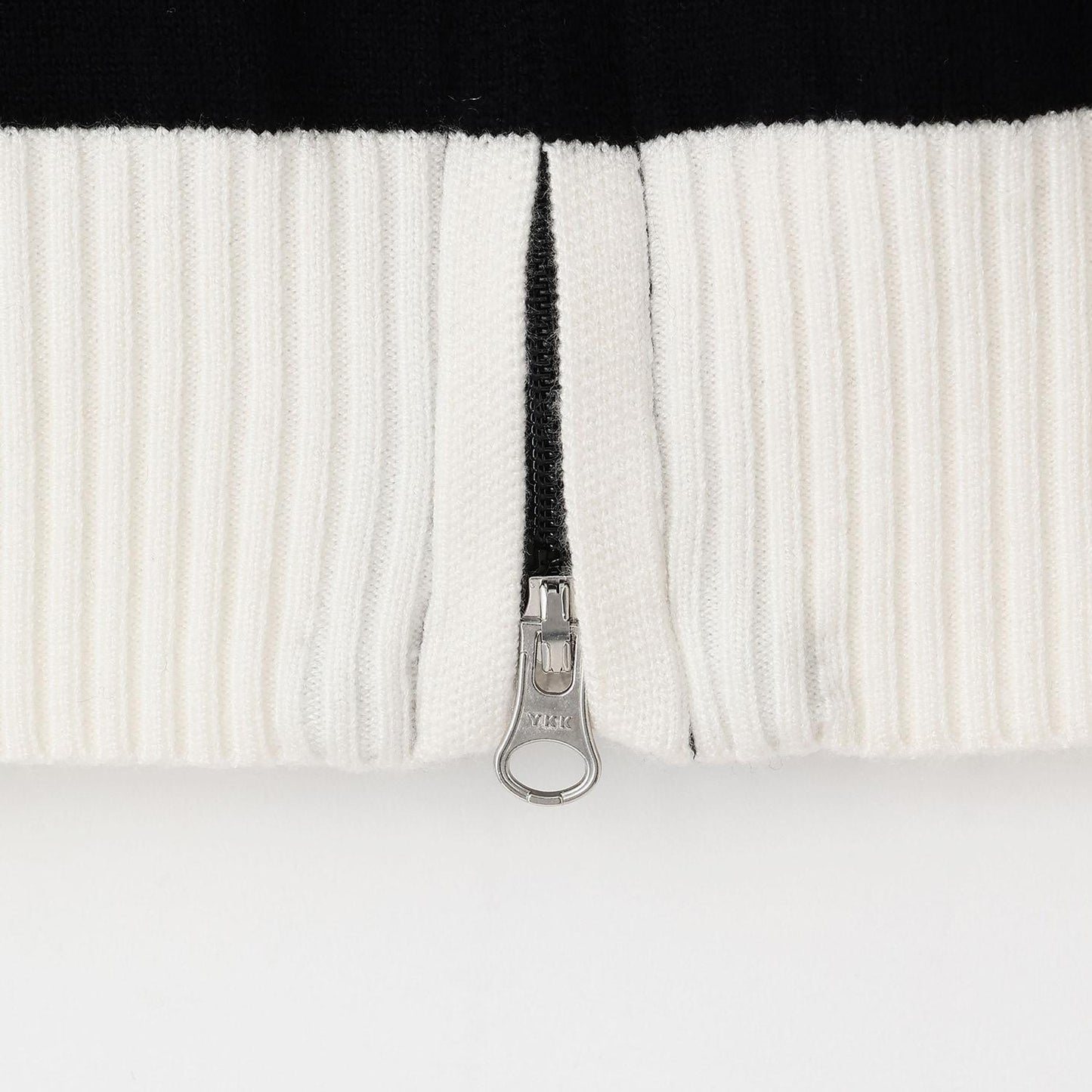 【trois lapins】雙拉鍊針織開衫