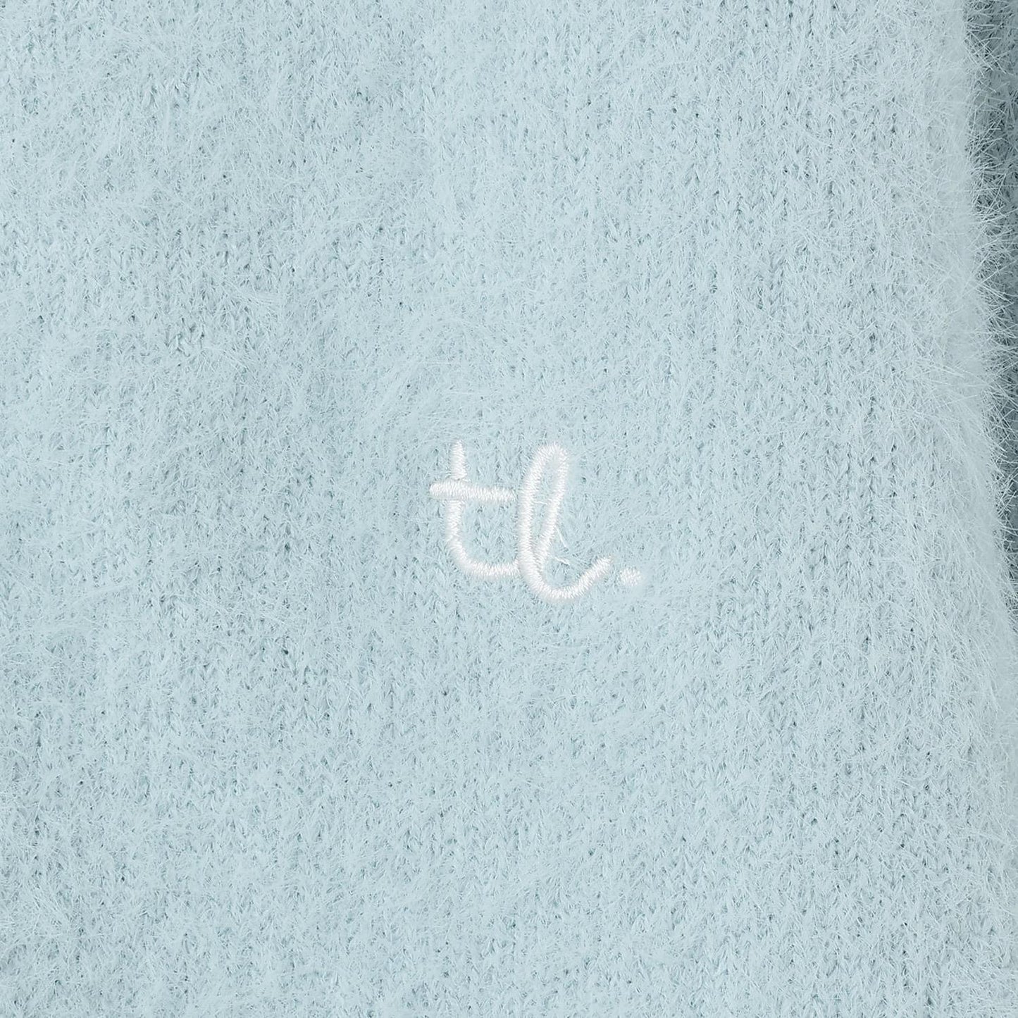 【trois lapins】長毛針織V領開衫