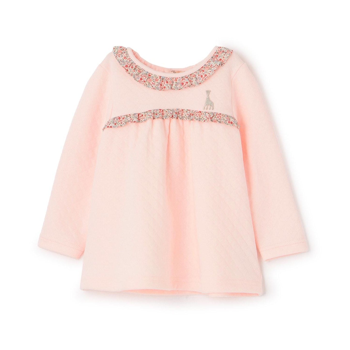 小花圖案長款上衣