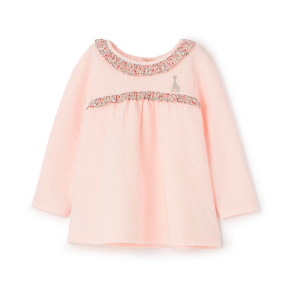 小花圖案長款上衣