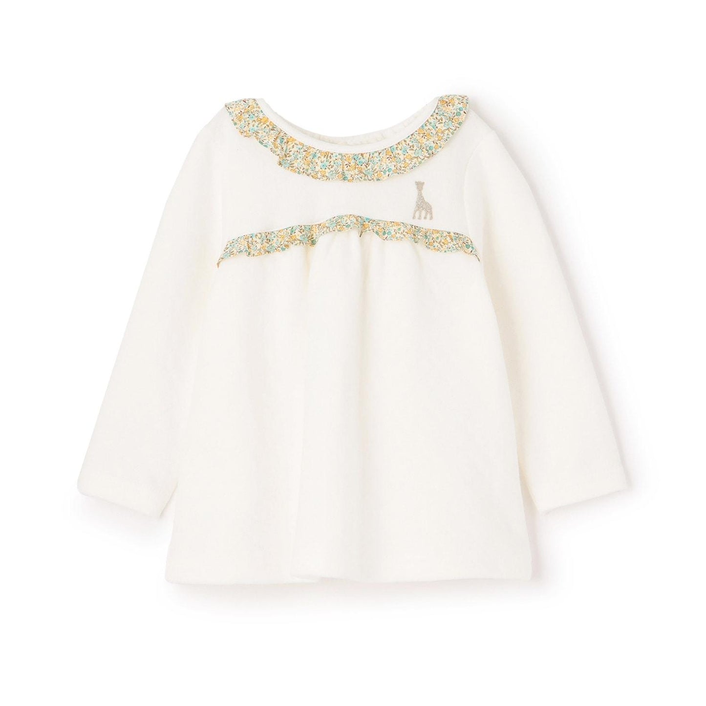 小花圖案長款上衣