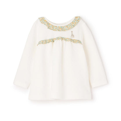 小花圖案長款上衣