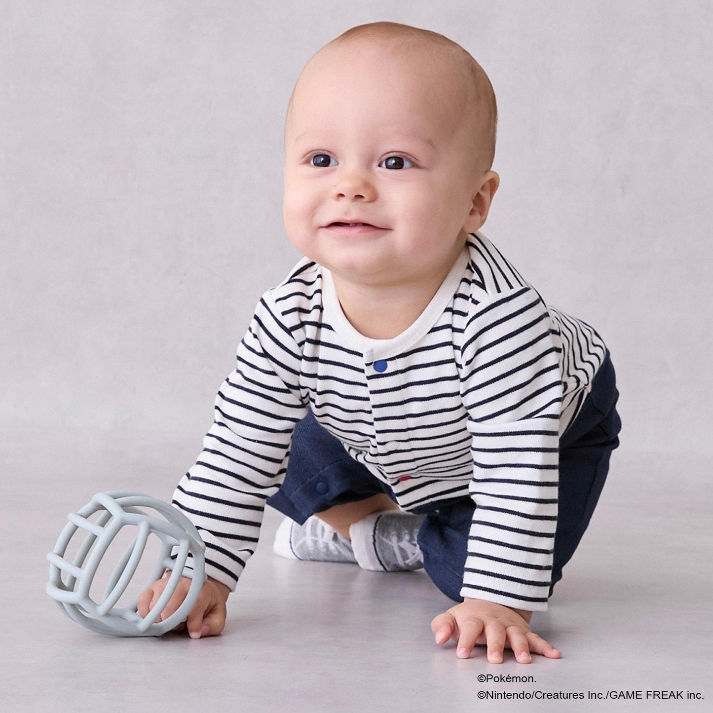 【モンポケ】水手連體衣