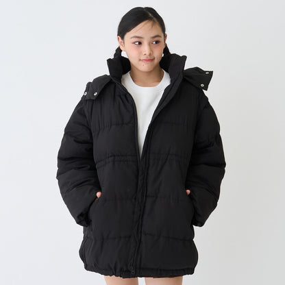 可拆卸袖長款夾克