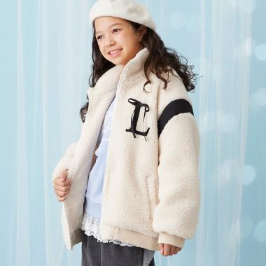 【trois lapins】羊羔絨內襯絎縫夾克