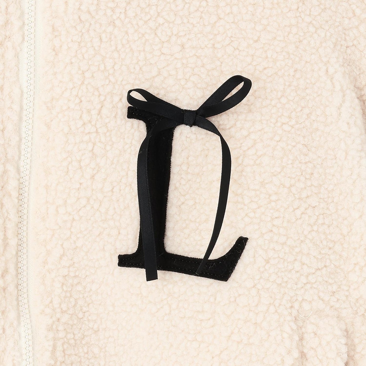 【trois lapins】羊羔絨內襯絎縫夾克