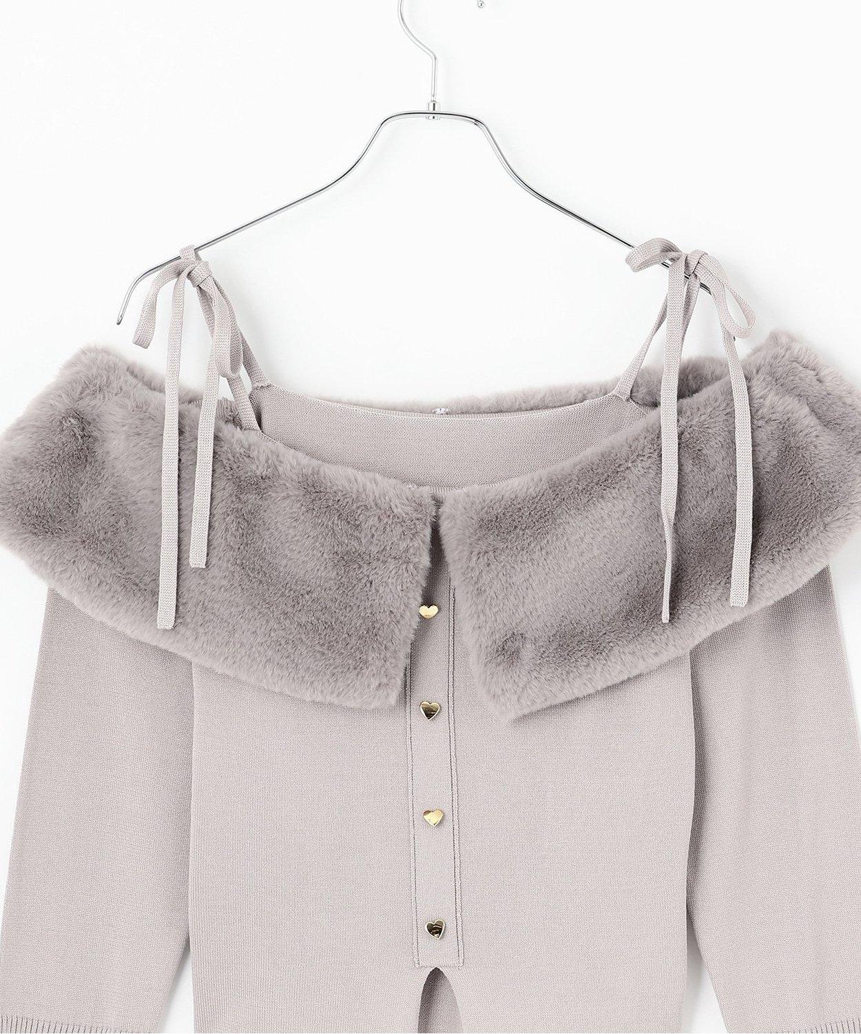 2WAY一字肩針織套頭衫【韓國時尚】