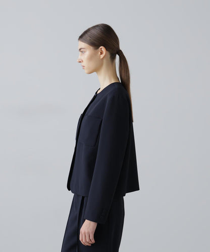 彈力喬其紗西裝外套