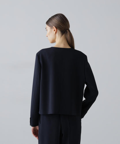 彈力喬其紗西裝外套