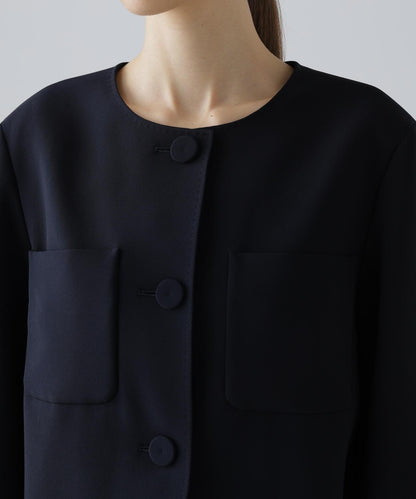 彈力喬其紗西裝外套