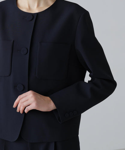 彈力喬其紗西裝外套