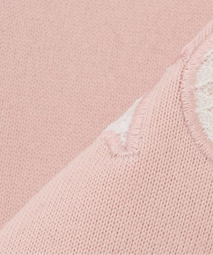 蕾絲標誌衛衣【韓國時尚】