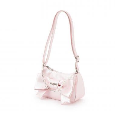 鏈條裝飾蝴蝶結單肩包