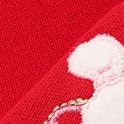 禮物刺繡長袖寬鬆上衣