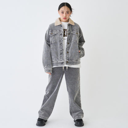 內襯絎縫燈芯絨夾克