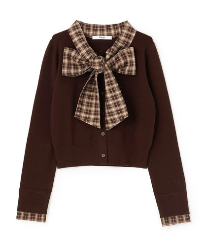 蝴蝶結針織套頭衫【韓國時尚】