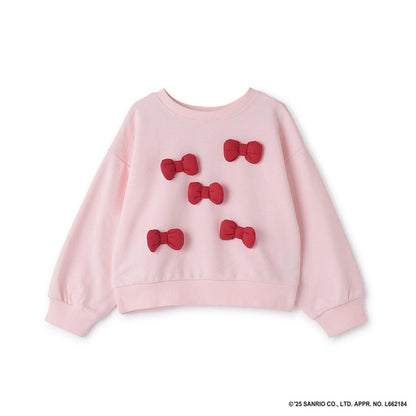 【三麗鷗角色】【正反兩面可穿】【速幹衛衣面料】《Hello Kitty》立體蝴蝶結衛衣