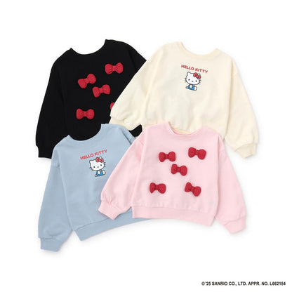 【三麗鷗角色】【正反兩面可穿】【速幹衛衣面料】《Hello Kitty》立體蝴蝶結衛衣