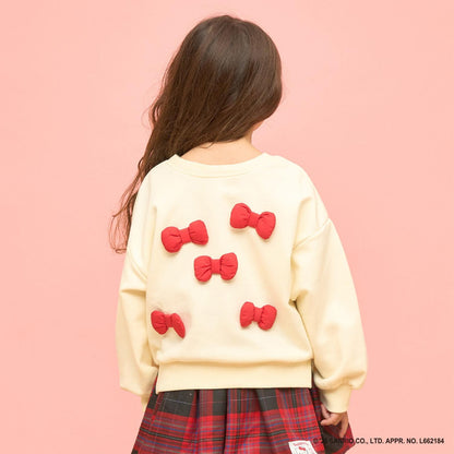 【三麗鷗角色】【正反兩面可穿】【速幹衛衣面料】《Hello Kitty》立體蝴蝶結衛衣