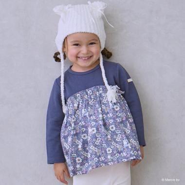 【《米菲》】花卉拼接長款上衣