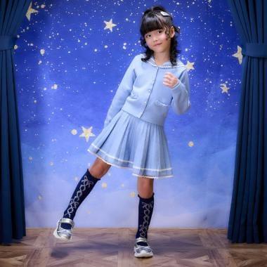 水手領針織套裝