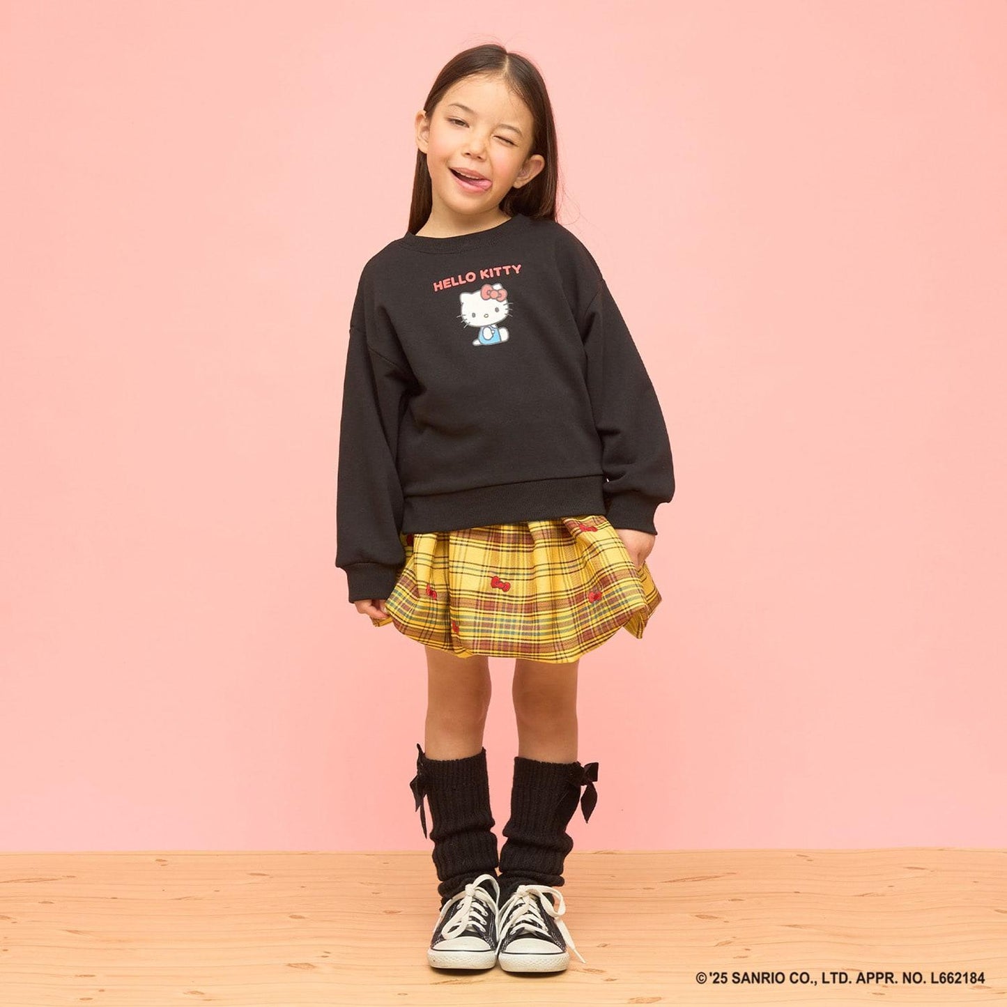 【三麗鷗角色】【正反兩面可穿】【速幹衛衣面料】《Hello Kitty》立體蝴蝶結衛衣