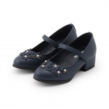 花朵裝飾帶扣鞋