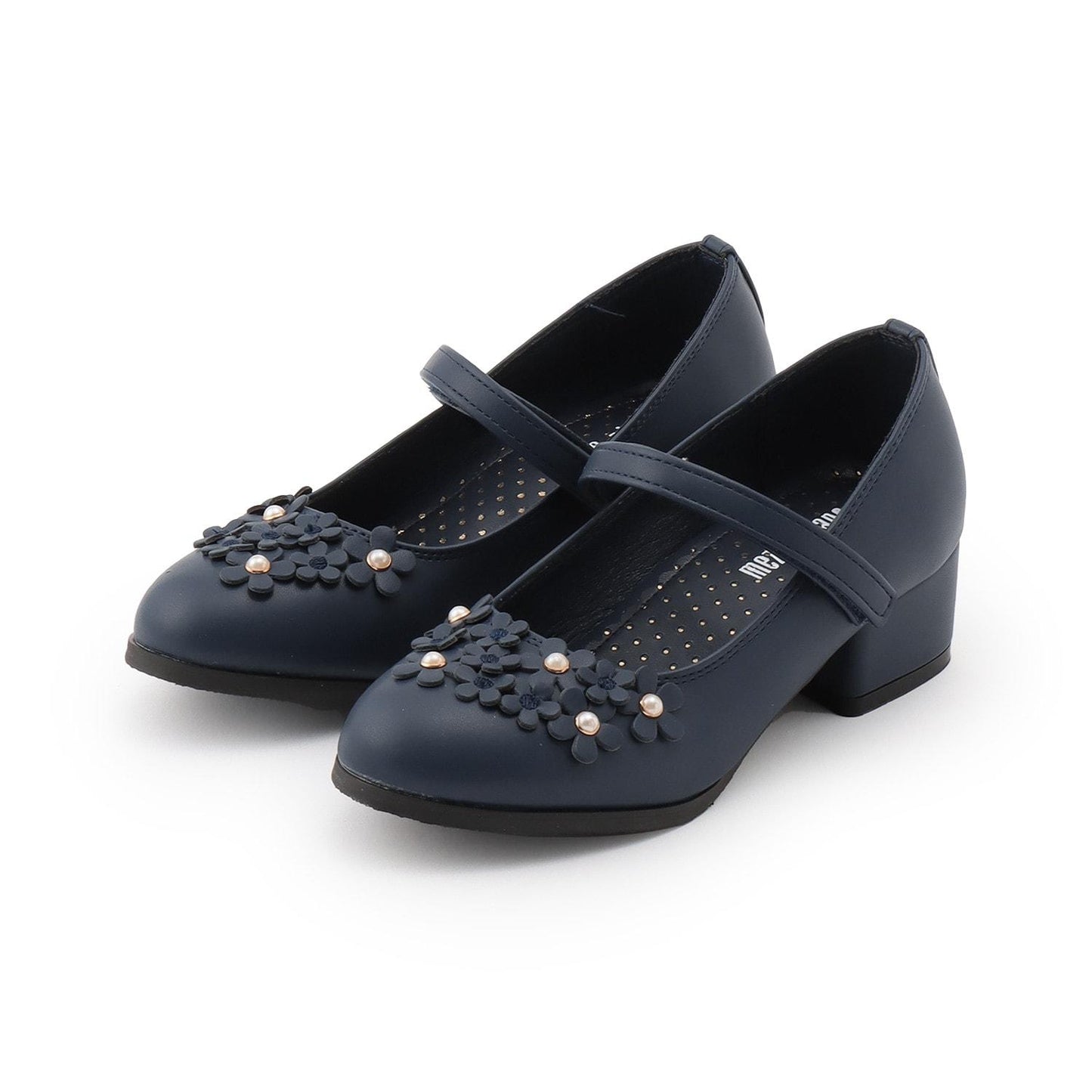 花朵裝飾帶扣鞋