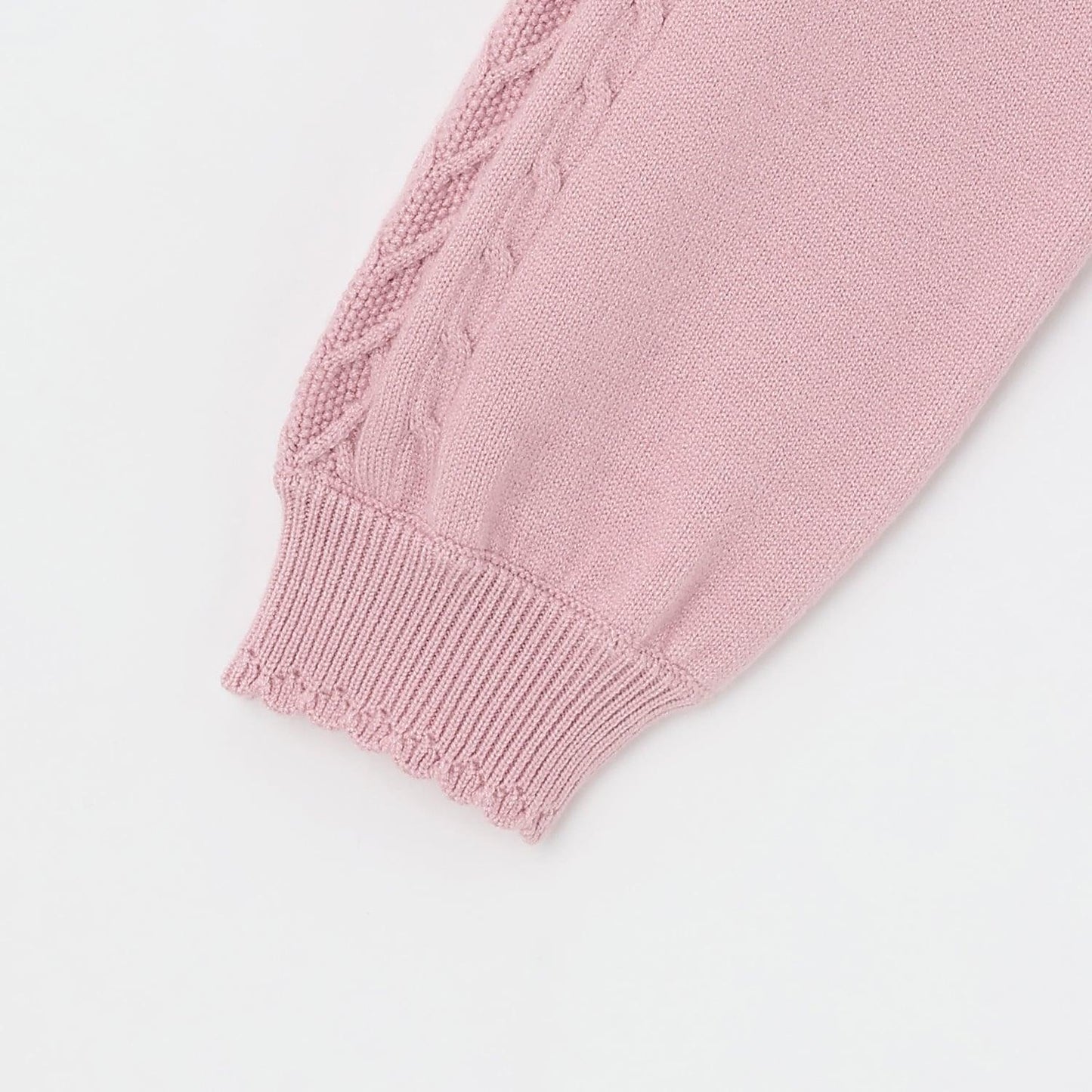 毛絨貓圖案針織套頭衫