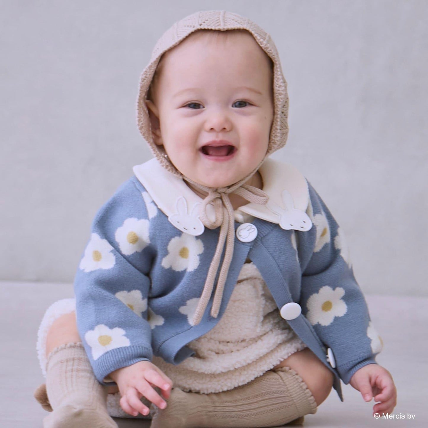 【dick bruna】花卉圖案針織開衫