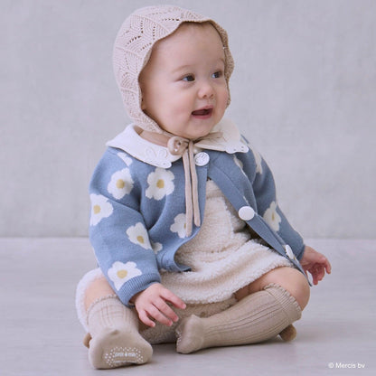 【dick bruna】花卉圖案針織開衫