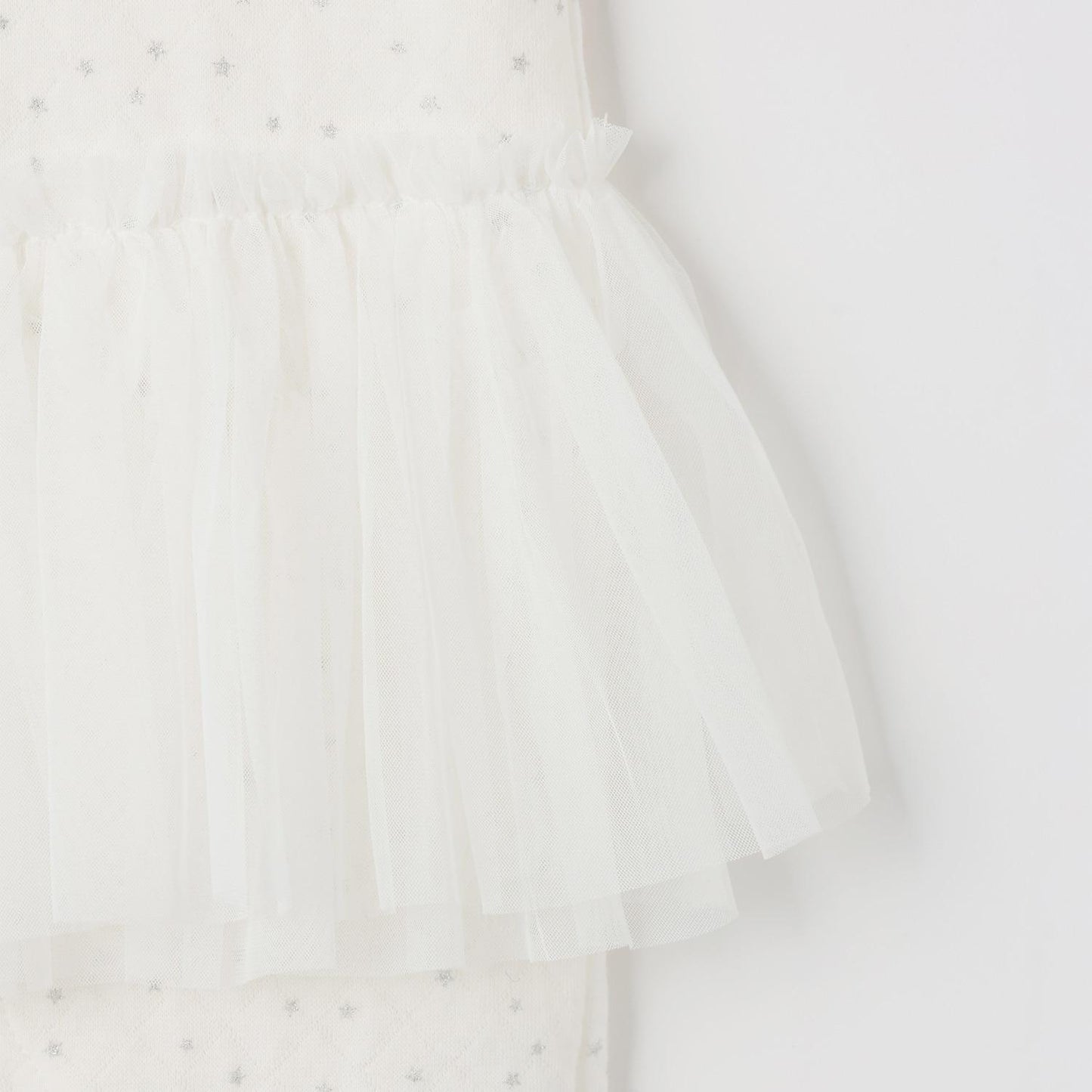 星塵絎縫網紗連體衣