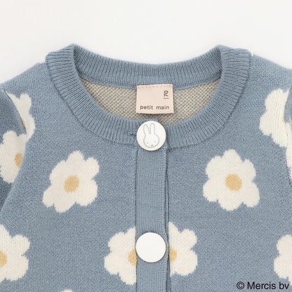 【dick bruna】花卉圖案針織開衫