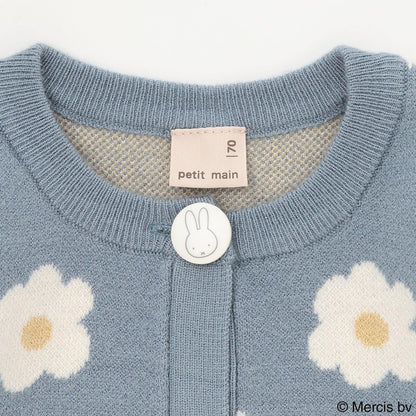 【dick bruna】花卉圖案針織開衫