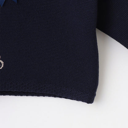 花卉刺繡針織開衫