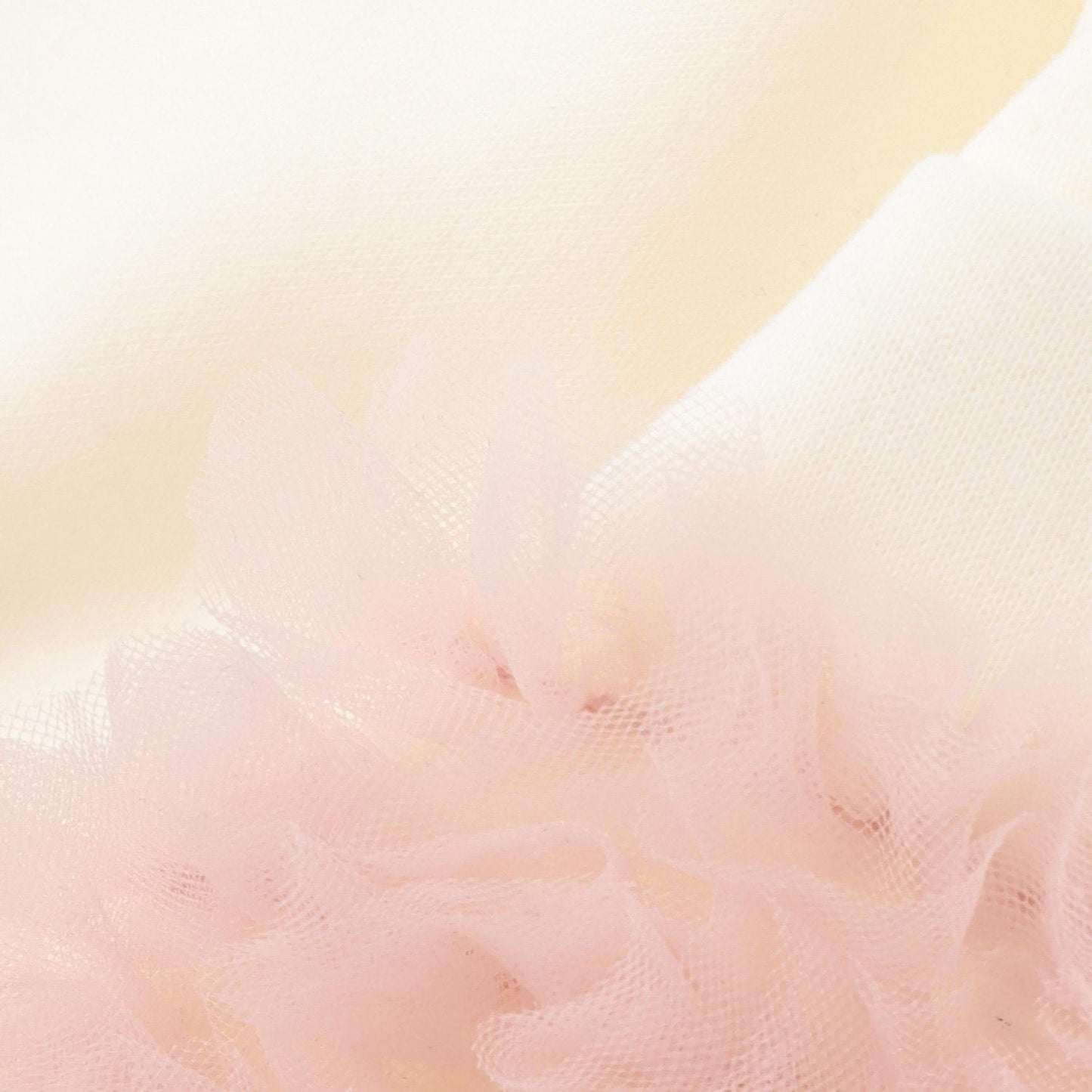 蝴蝶結刺繡網紗拼接長款上衣