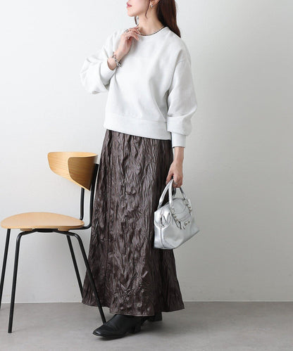 亮片紗線圓領套頭衫