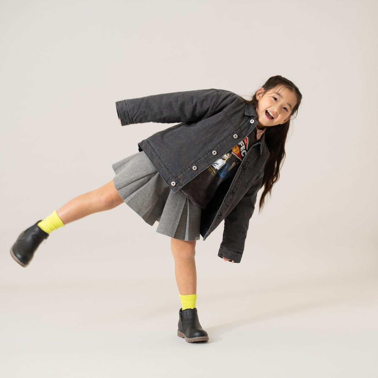 絎縫牛仔夾克【可成套搭配】