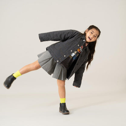 絎縫牛仔夾克【可成套搭配】